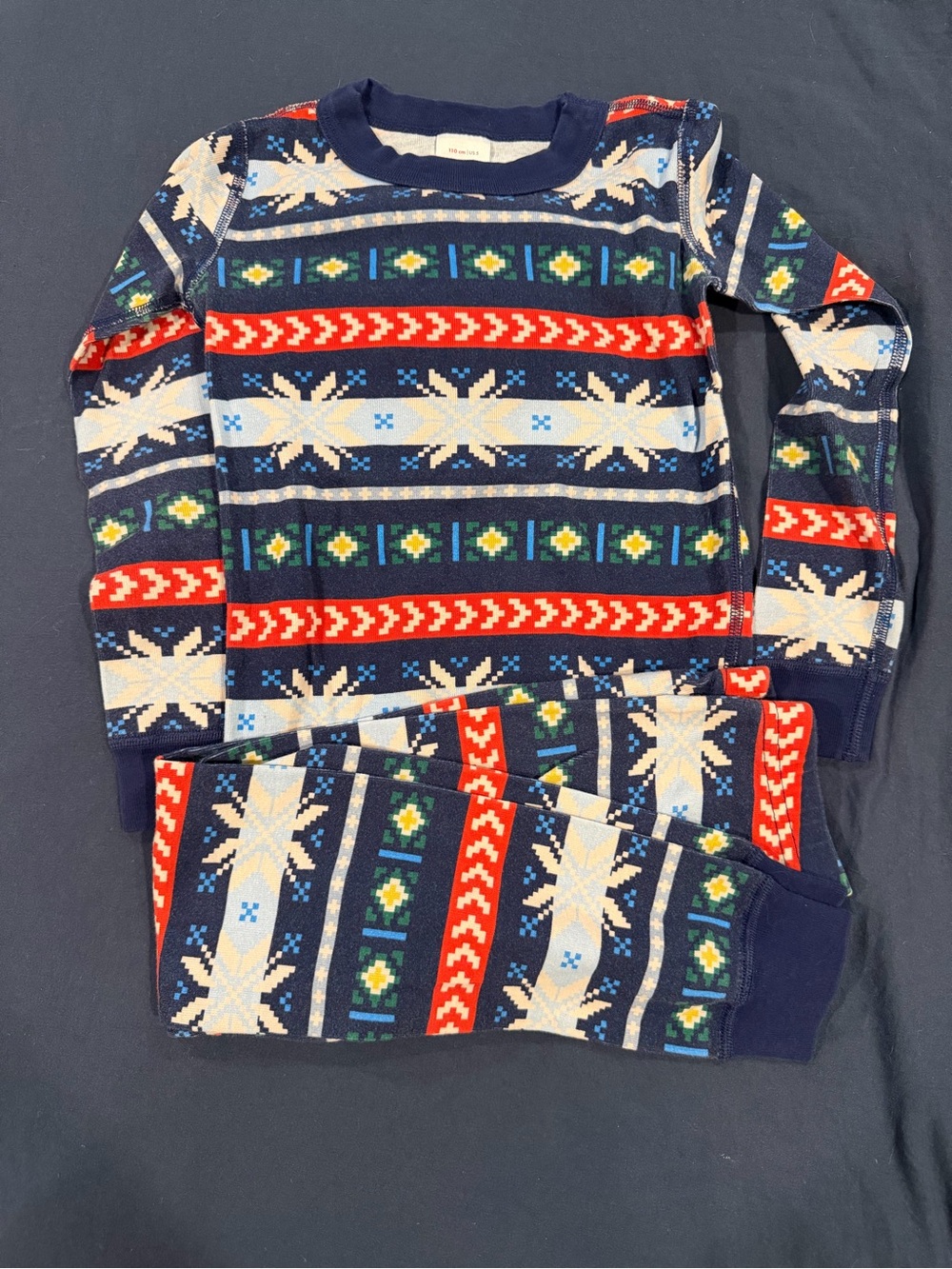 Kids Fair Isle Pajama Set - Hanna Andersson size 5